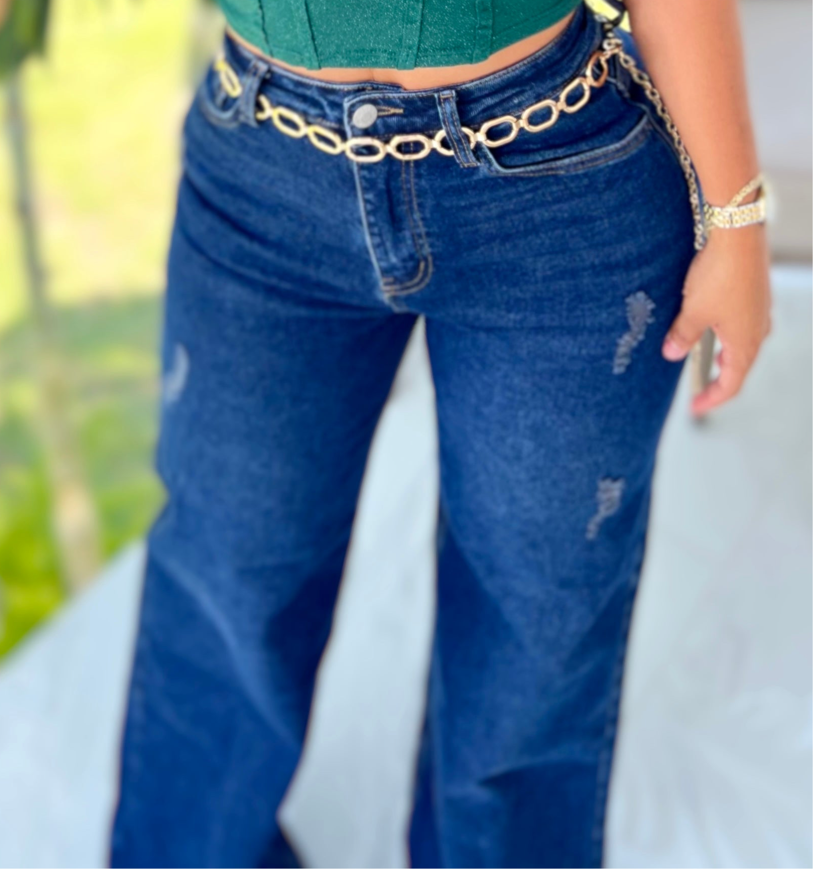 Pantalón corte recto (marca vibrant)