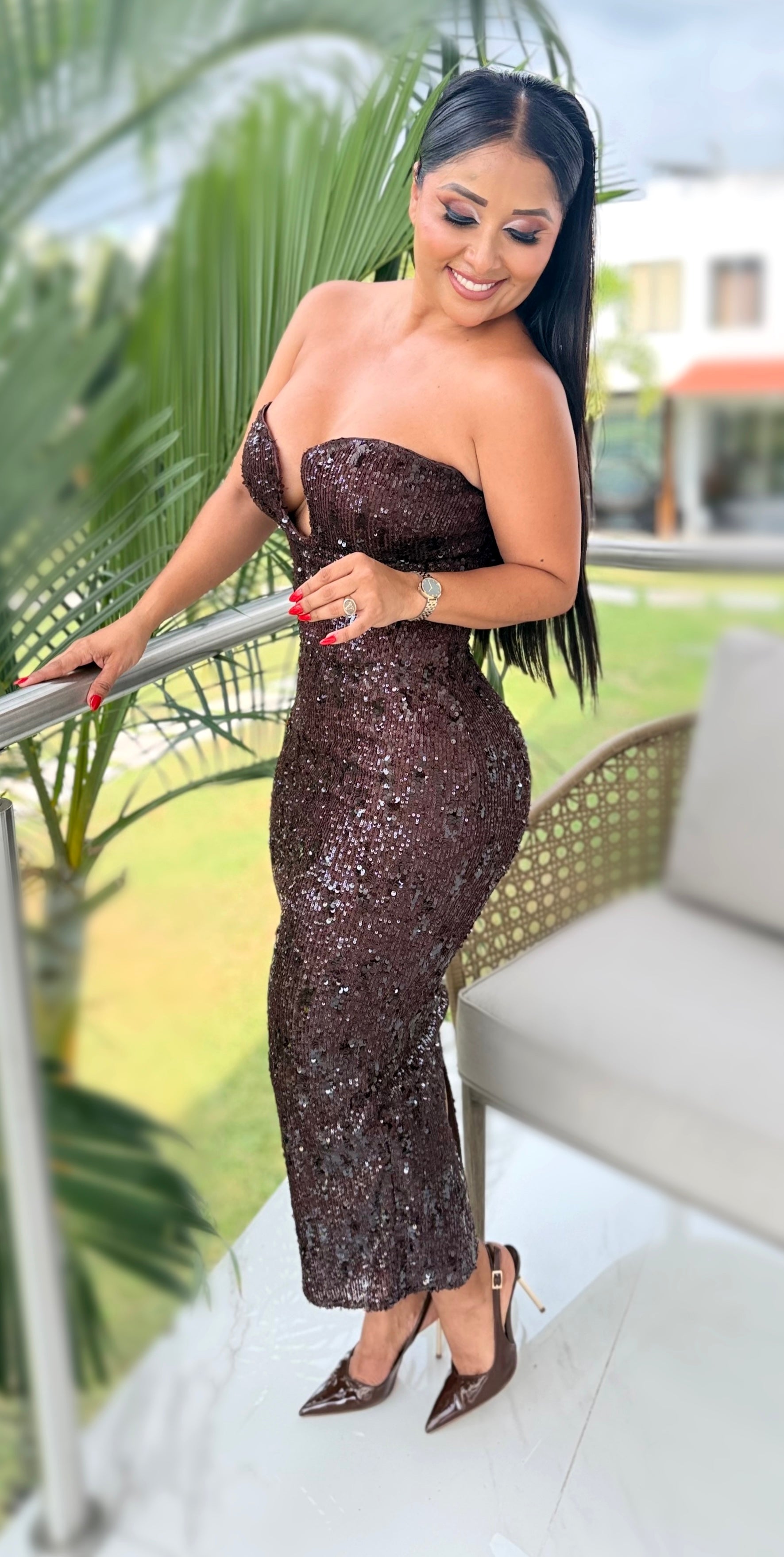 Vestido Golden cocoa ￼