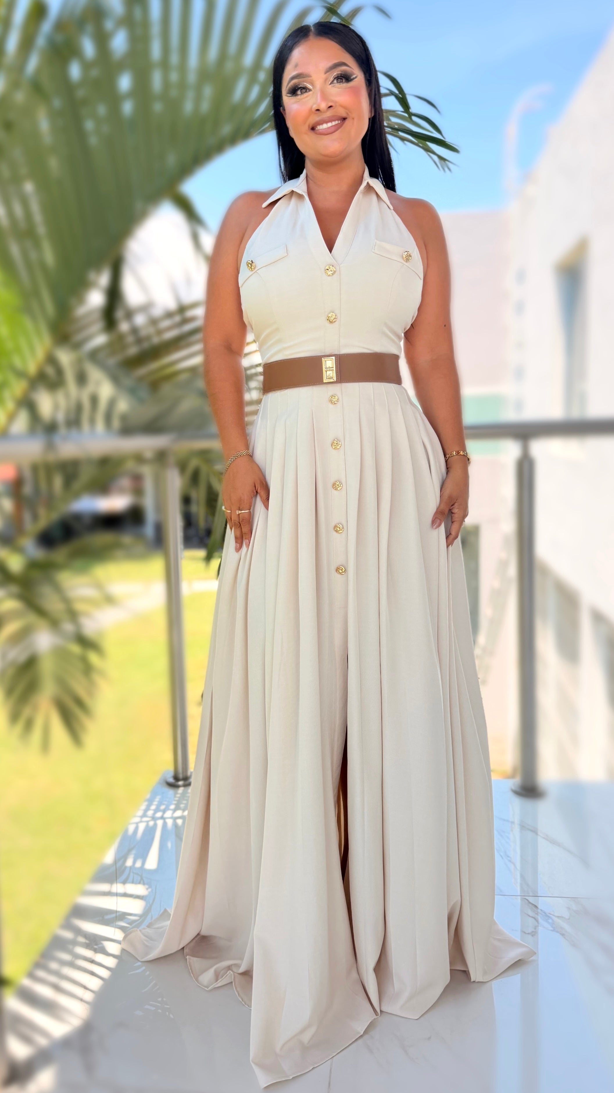 Vestido ivory