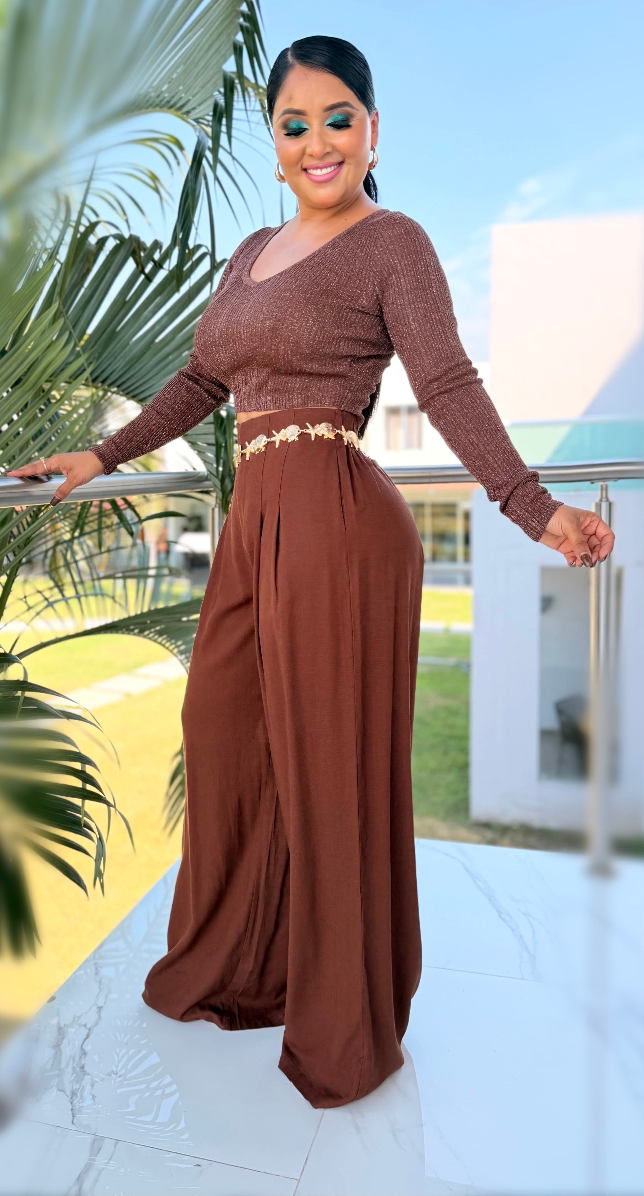 Coordinado Elegancia Moca ￼