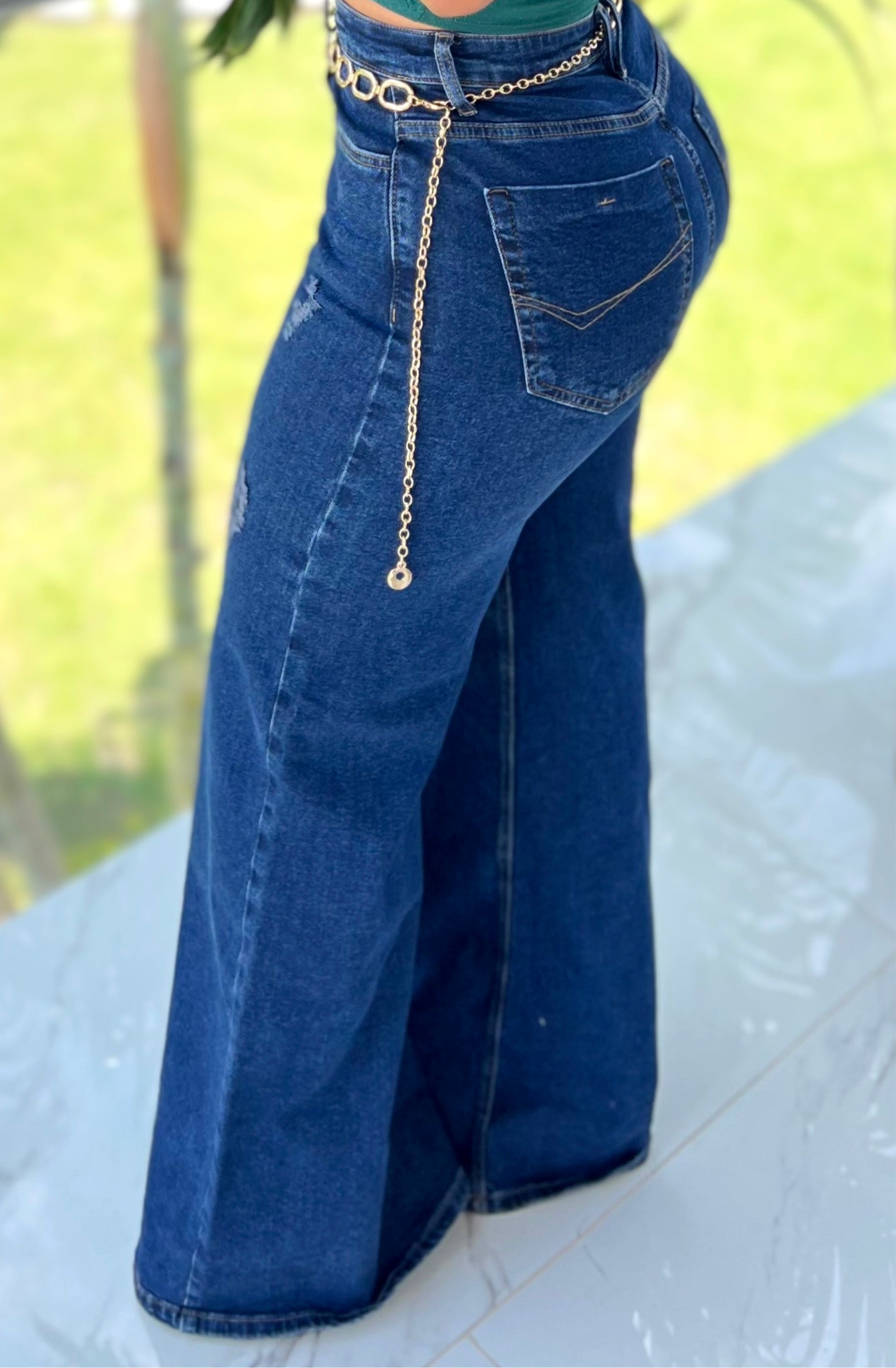 Pantalón corte recto (marca vibrant)