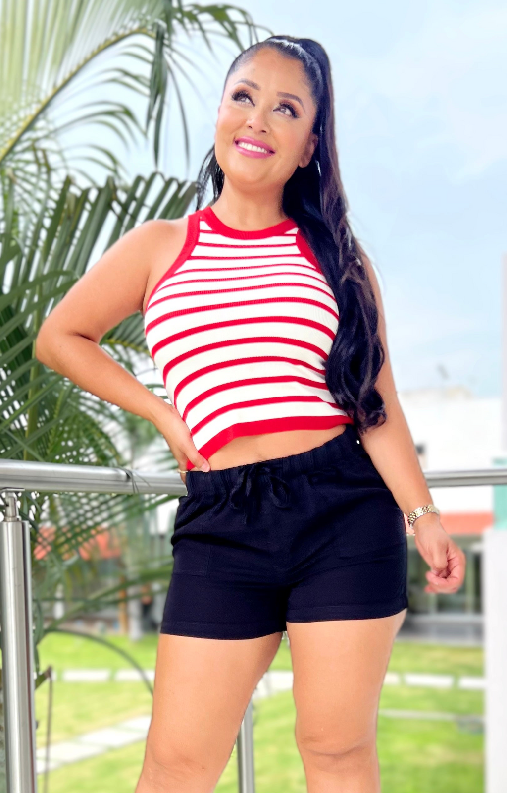 Blusa Rayas chic