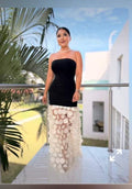 Vestido Negro floreado
